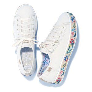 Keds x Rifle Paper Co Rosalie Embroidered sz 9